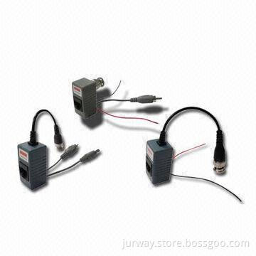 Video Balun with 300m Transmitting Distance, Supports RJ45 UTP Port